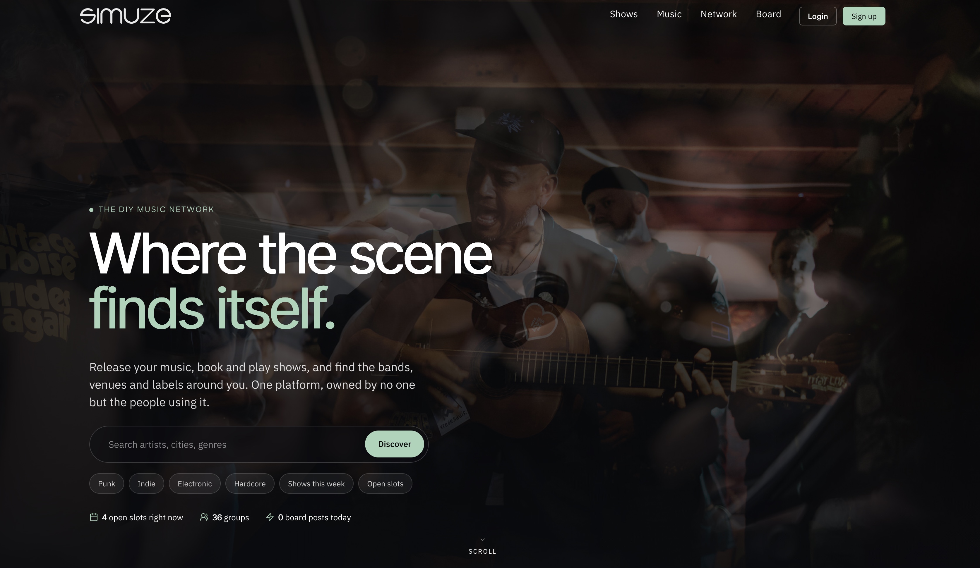 Homepage Â· Where the scene finds itself