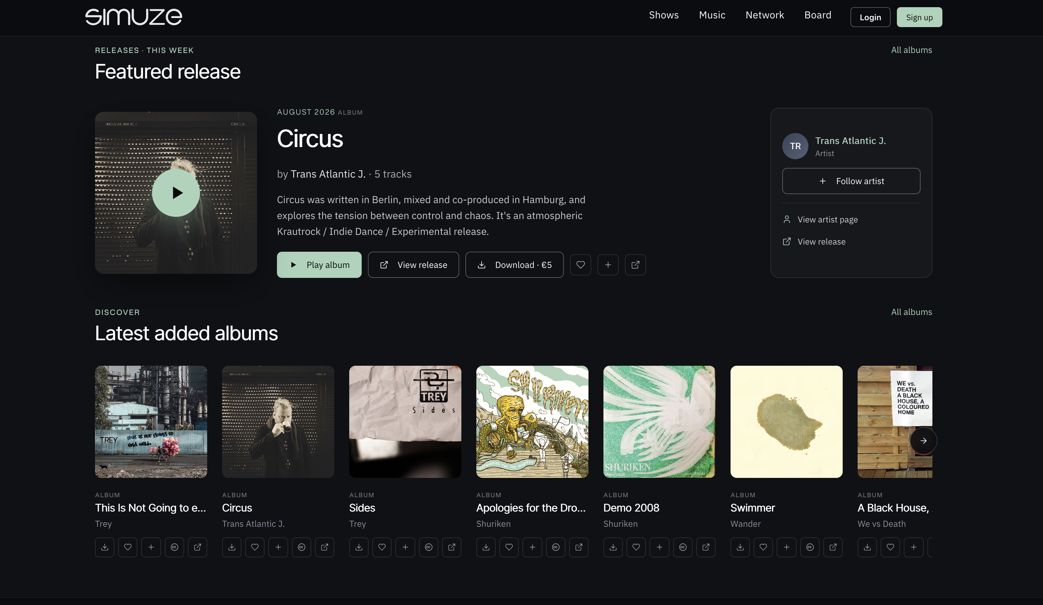 Music Â· Featured release