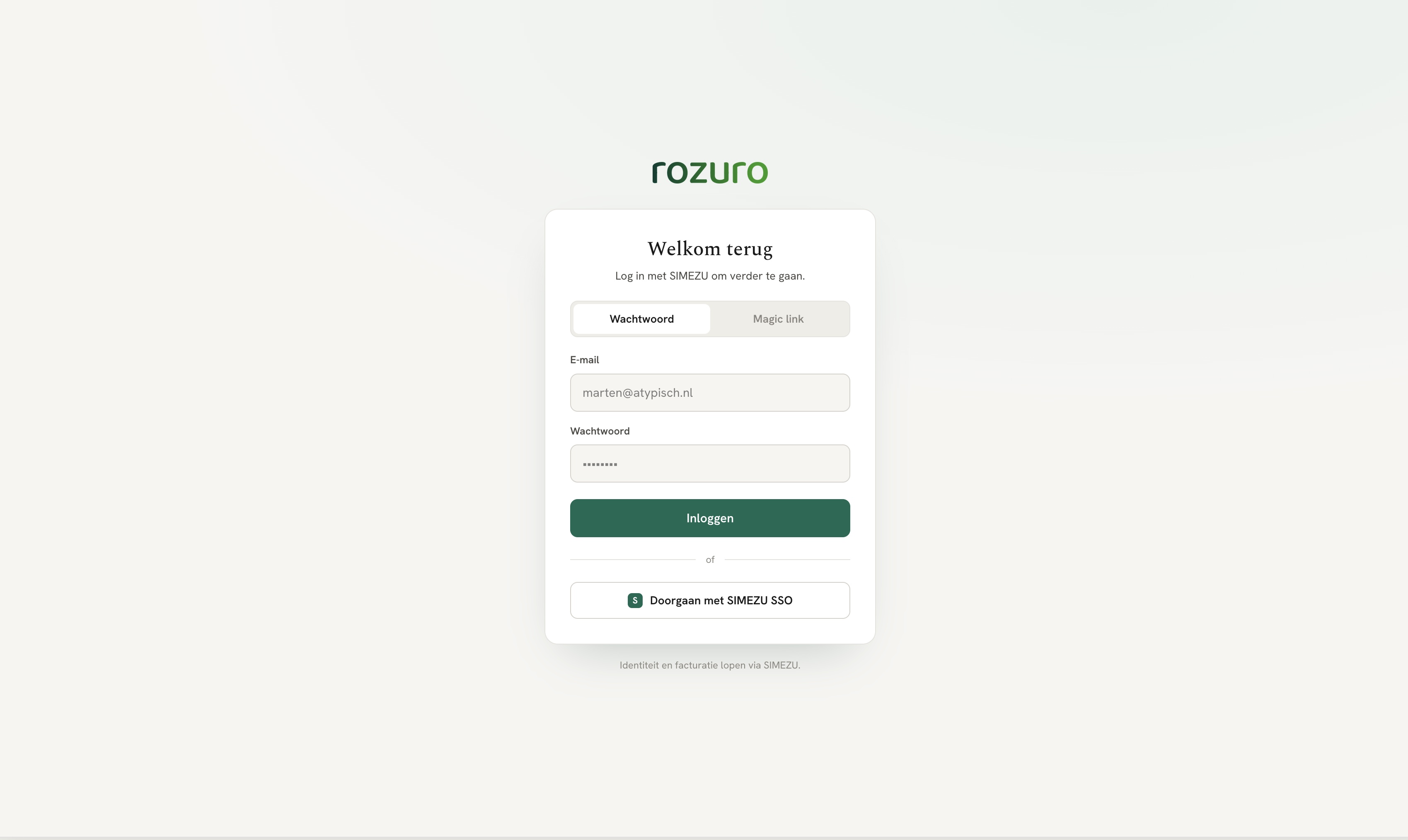 Rozuro screen 1