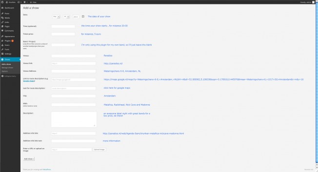 showsarchive-screenshot1